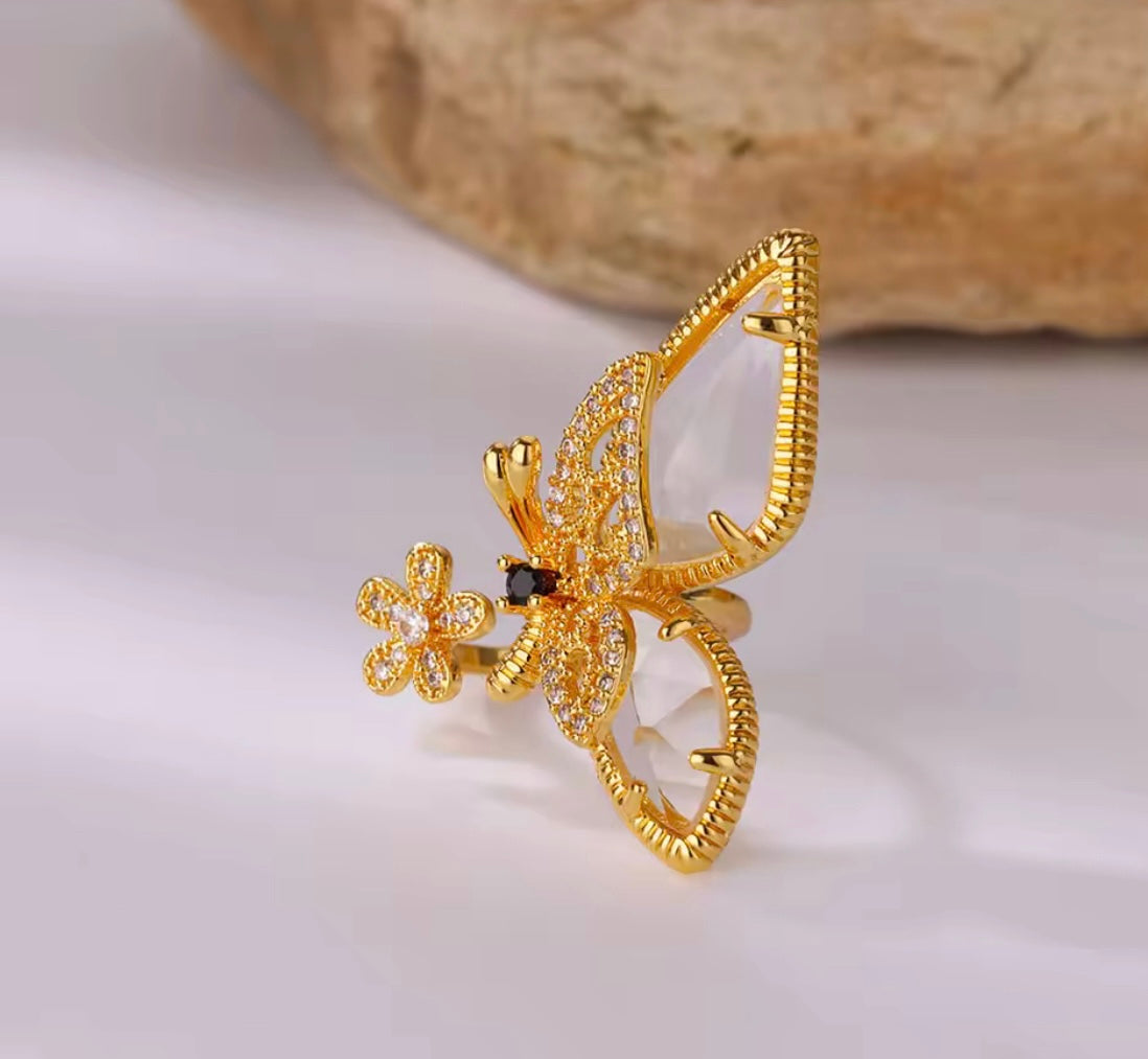 Bague papillon