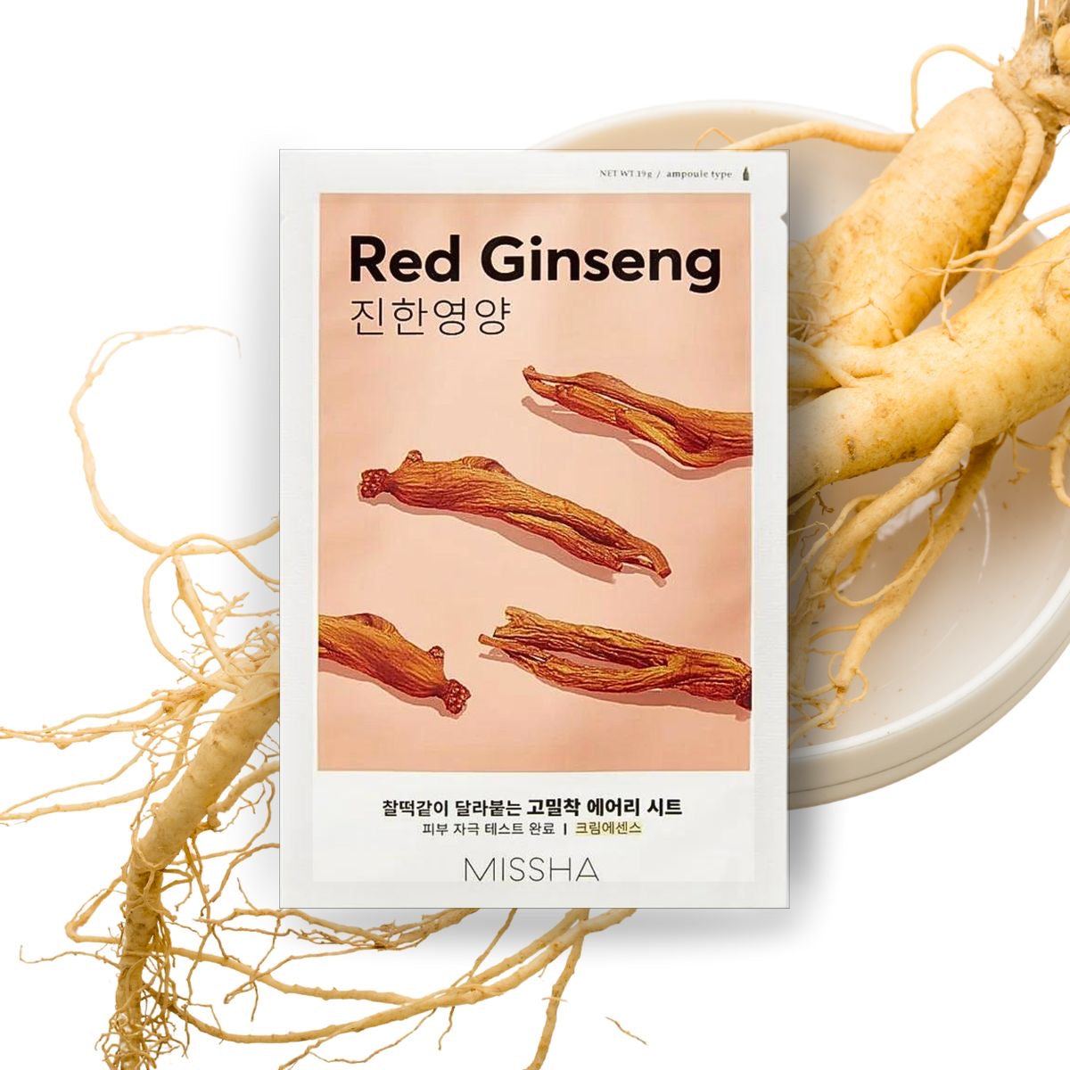 MISSHA – Airy Fit Sheet Mask Red Ginseng