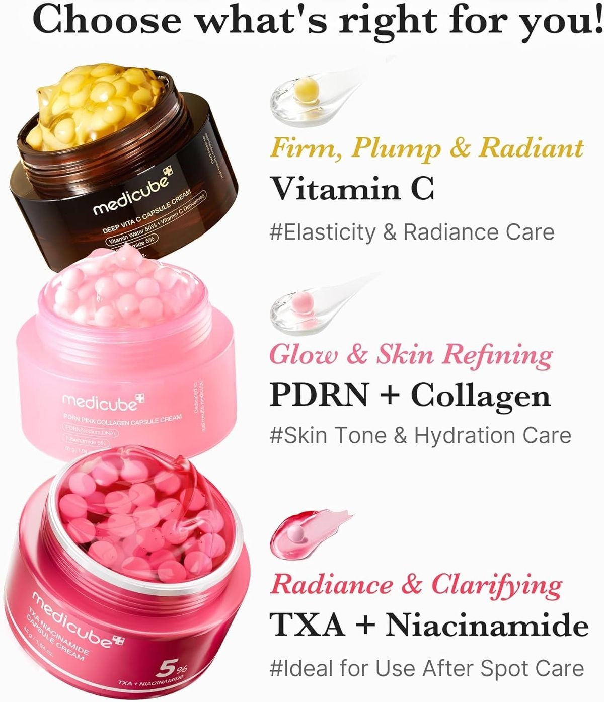 Medicube - Crème capsule de niacinamide TXA -55g