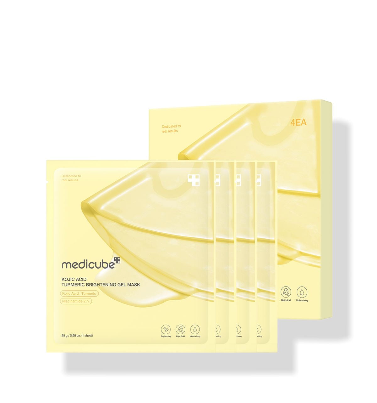 Medicube - Masque gel éclaircissant au curcuma à l'acide
kojique - 28g