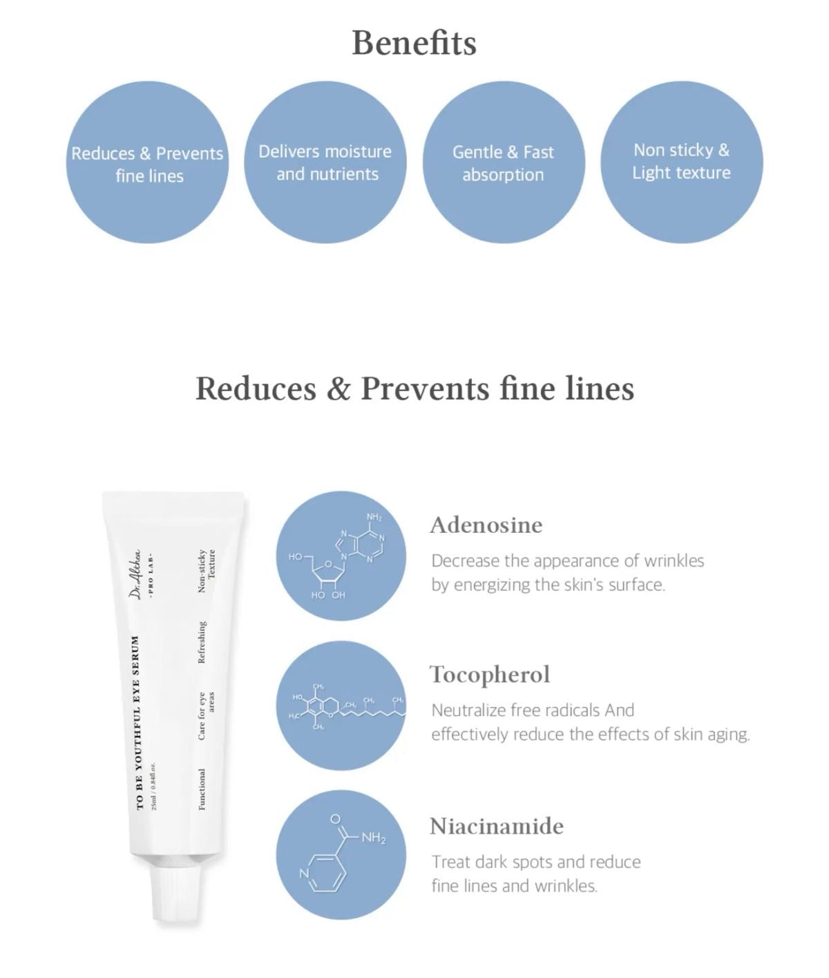 Dr. Althea - To Be Youthful Eye Serum, 25 ml